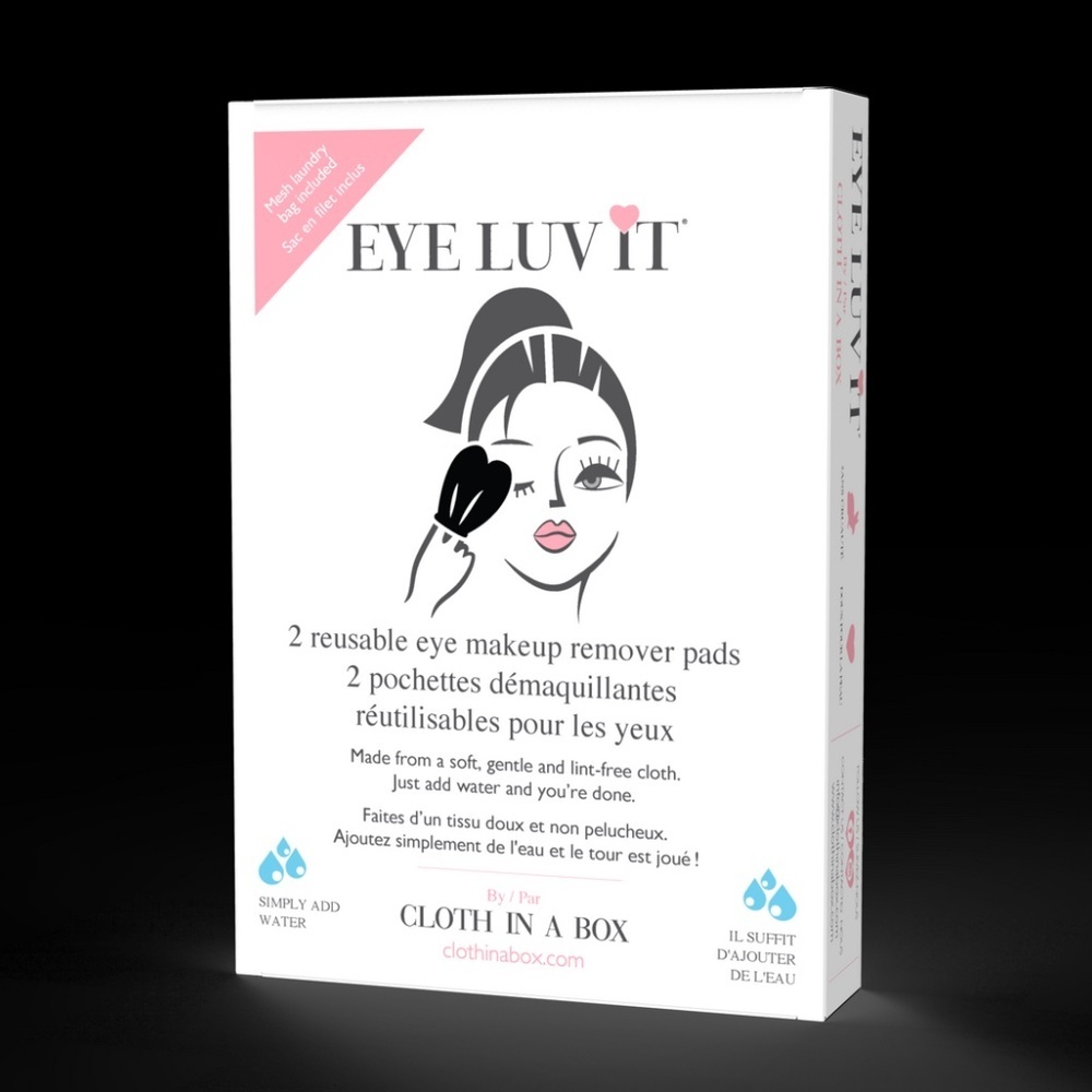 Eye Make Up Remover Cloth - No Soap Required - Pack of Two - Microfibre
